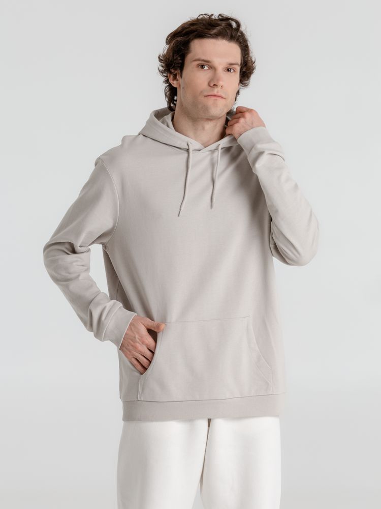 Толстовка с капюшоном унисекс Hoodie, дымчато-серая-5