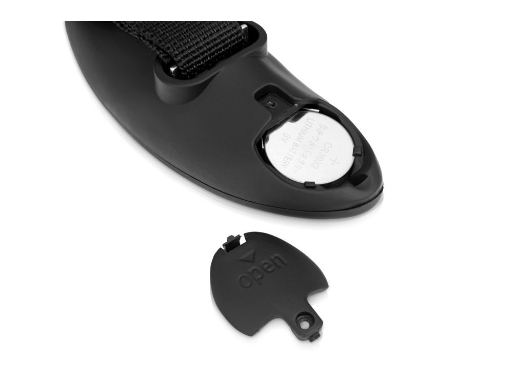 Багажные весы с покрытием soft touch Gravity, черный-4