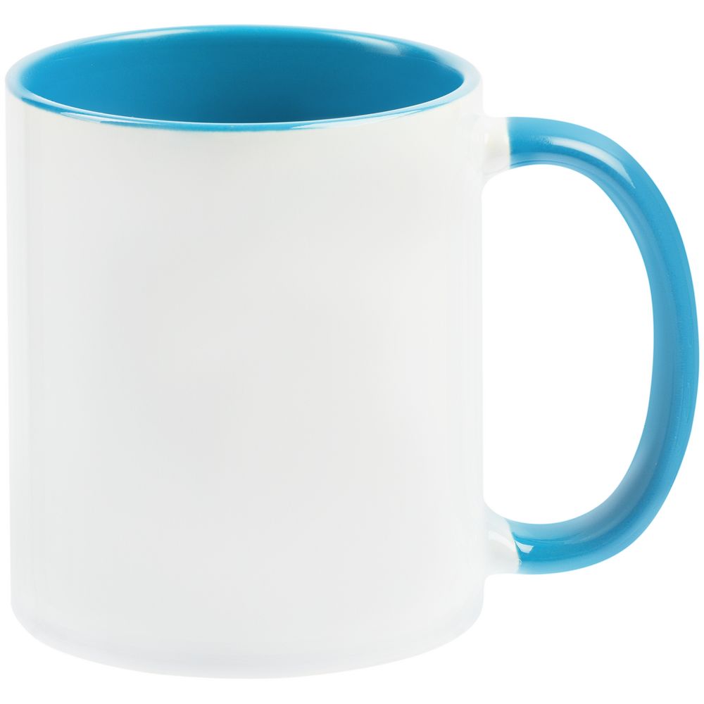 Кружка Promo Plus для сублимационной печати, светло-голубая-0