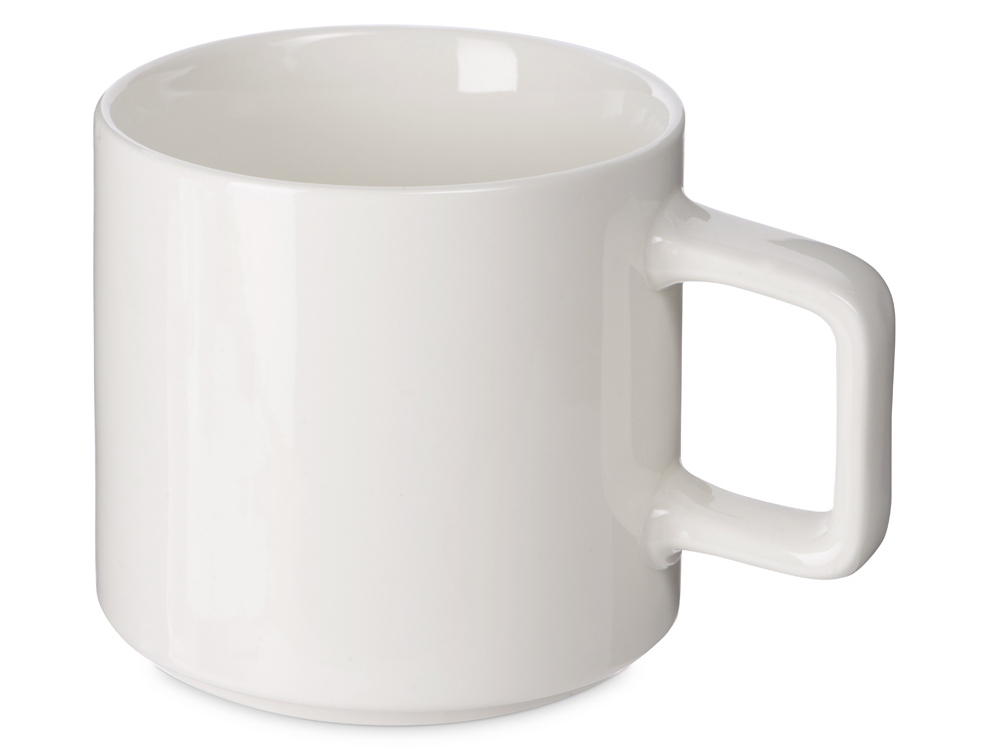 Кружка Kerry, 410 мл, белый, с квадратной ручкой-0