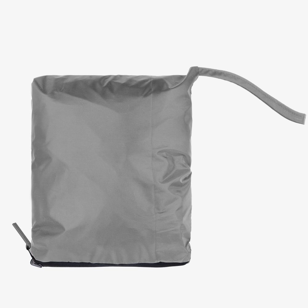 Дождевик-анорак Hard Work, укороченный, серый, единый размер-3