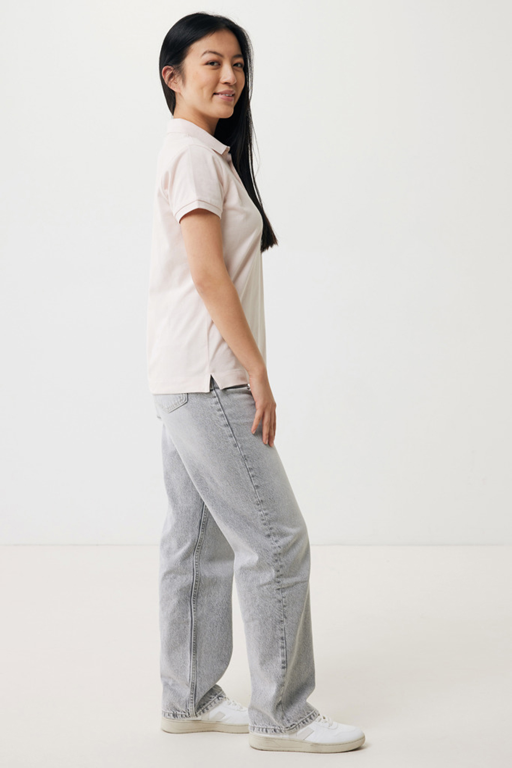 Женская рубашка поло Iqoniq Yosemite из переработанного хлопка-пике, унисекс, 220 г/м²-5