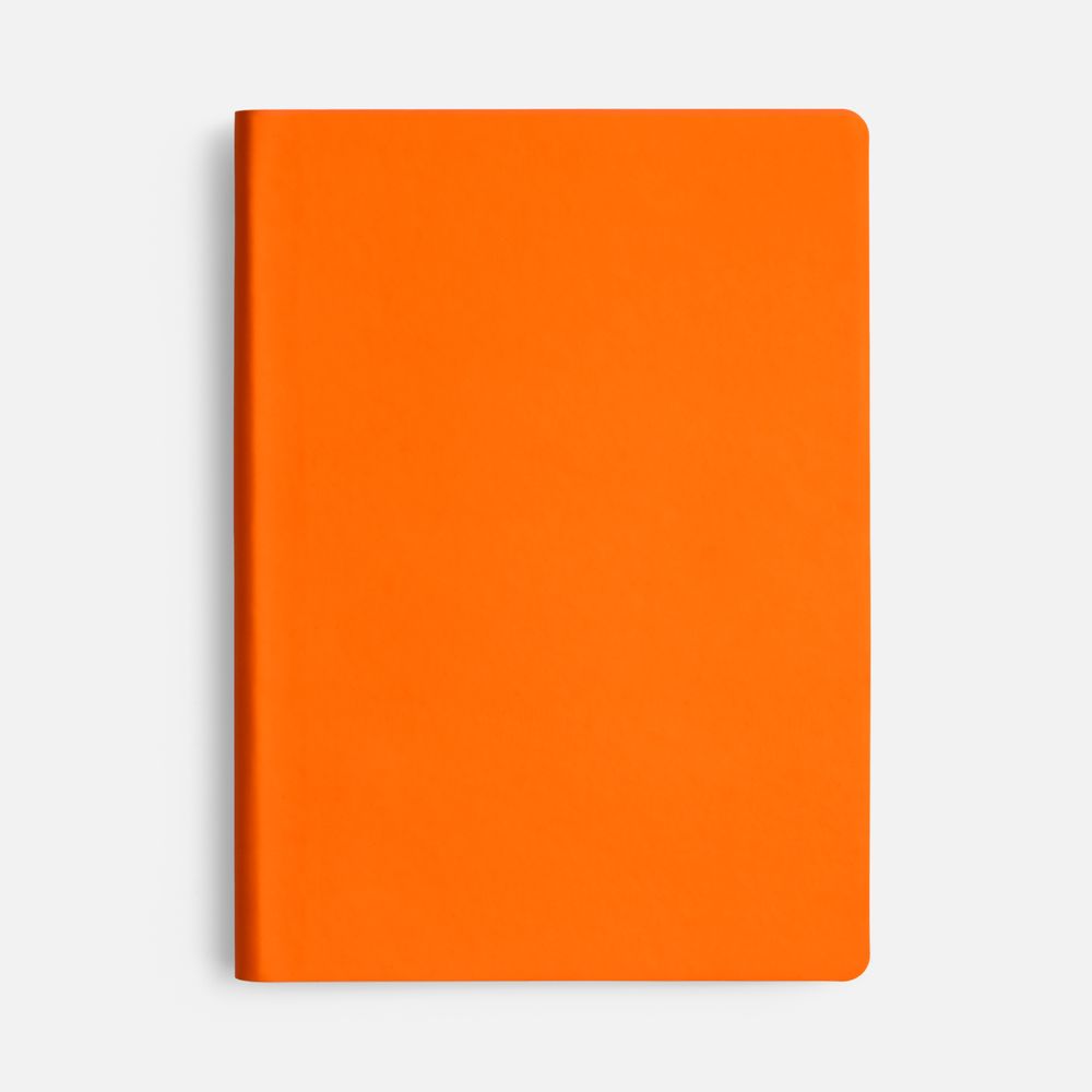 Ежедневник Flex Shall New, недатированный, оранжевый-1