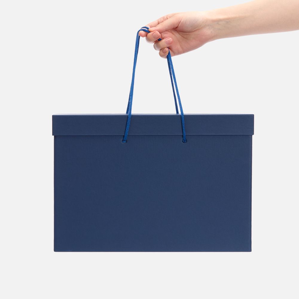 Коробка Handgrip, горизонтальная, темно-синяя-2