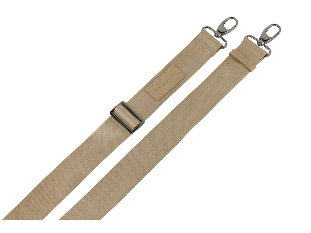 Сумка женская BUGATTI Elsa, песочного цвета, воловья кожа/полиэстер, 32х13х22 см-8