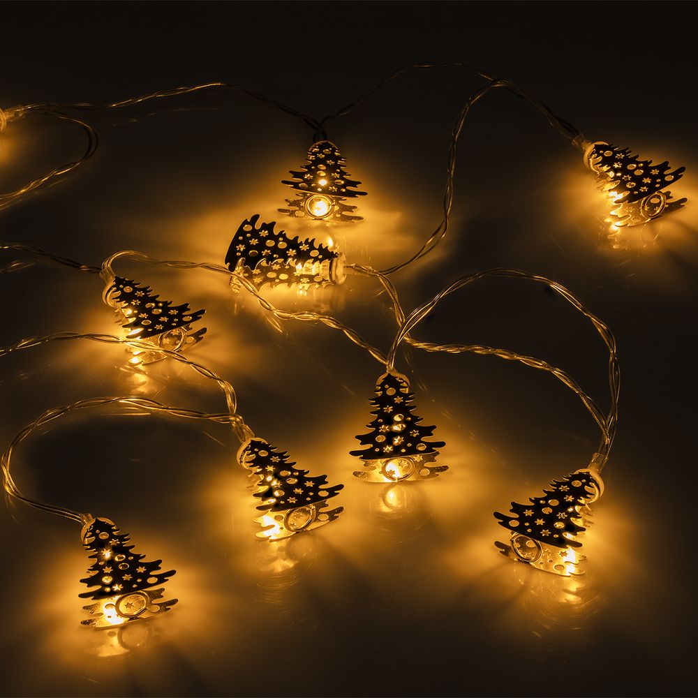 Светодиодная гирлянда Golden Lights, золотистая-1