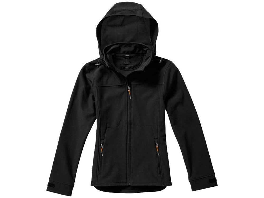 Куртка софтшел Langley женская, черный-6