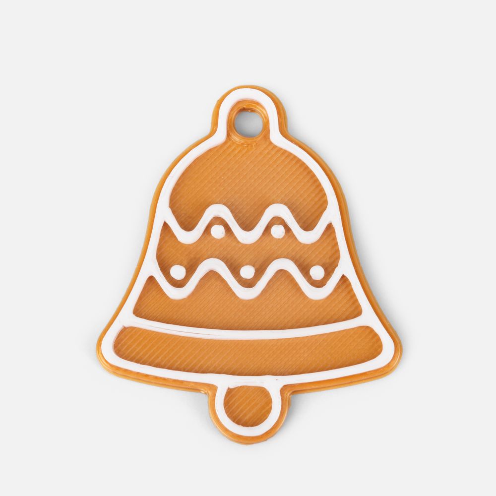 Мини-подвеска «Пряник», 3D-печать на заказ, колокольчик-1