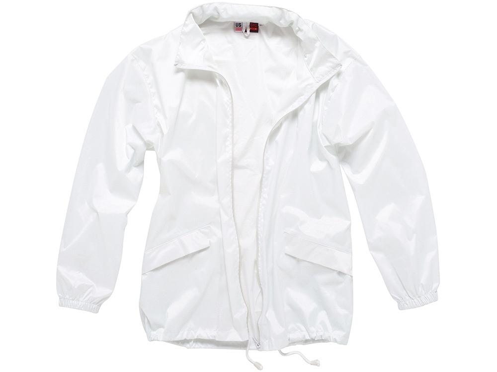Ветровка Miami детская с чехлом, белый-5
