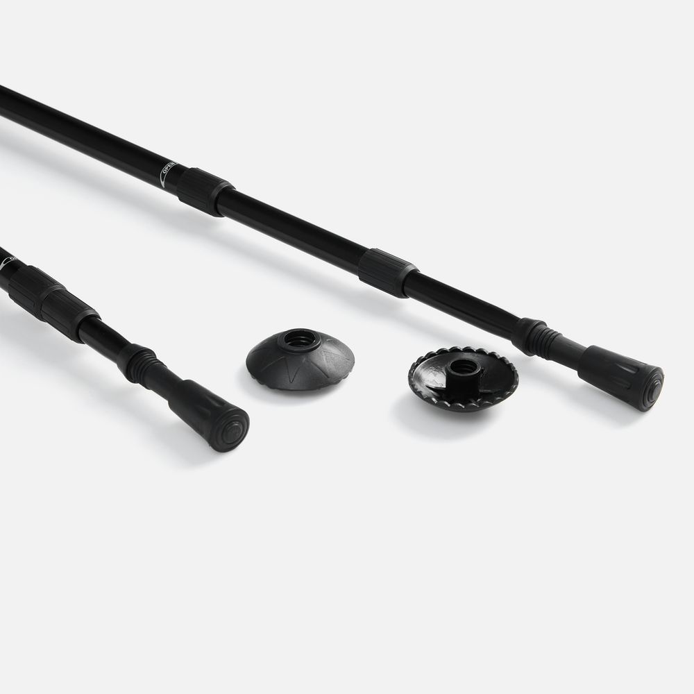 Палки для скандинавской ходьбы Trekk, черные-4