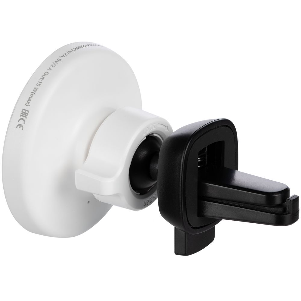 Держатель для смартфона Cooper Auto Wireless с беспроводной зарядкой, белый-4