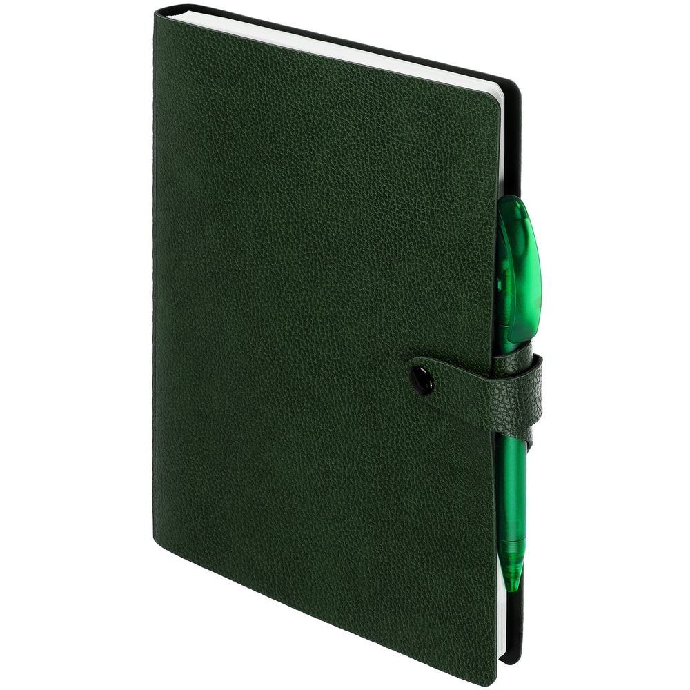 Ежедневник Strep Front на заказ, недатированный, зеленый-3