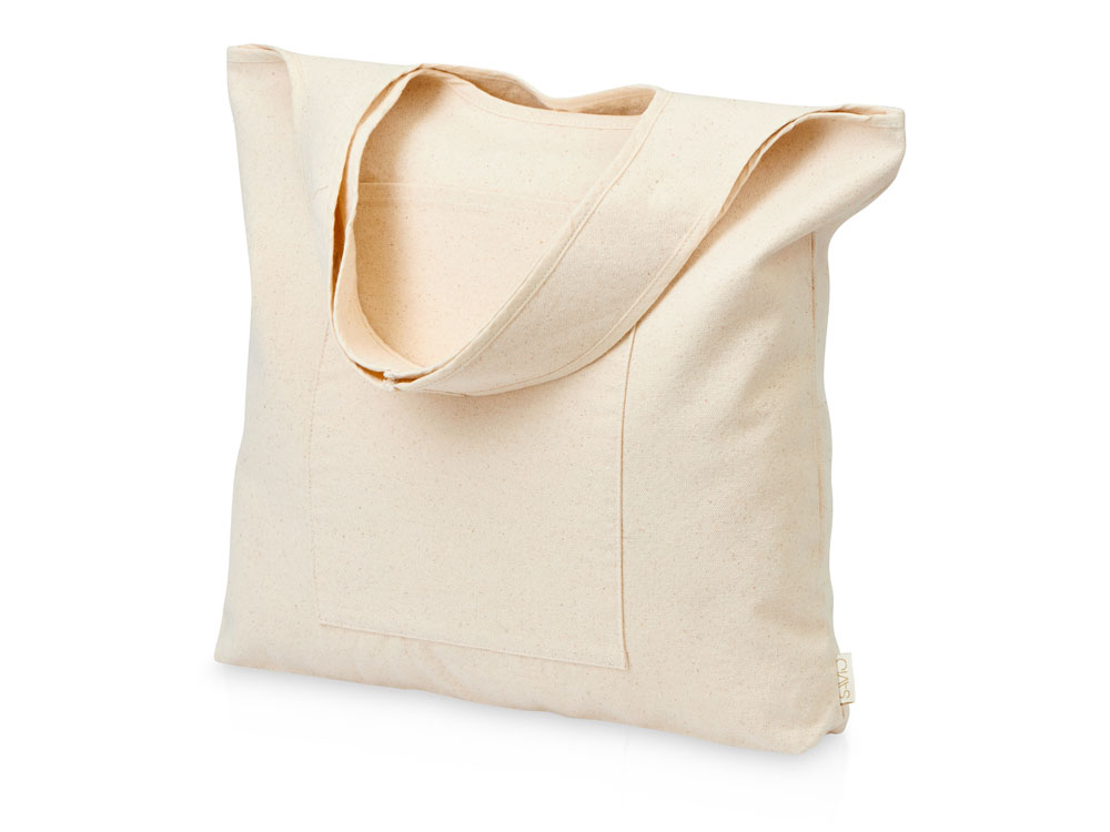 Сумка-шоппер Vest из хлопка 340 г/м2, натуральный-0