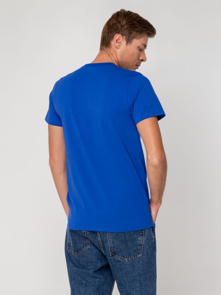 Футболка мужская T-bolka Stretch, ярко-синяя-5
