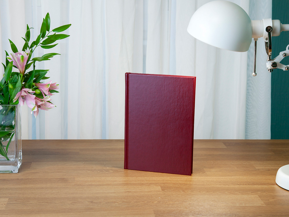 Ежедневник недатированный А5 Ideal New, бордовый-3