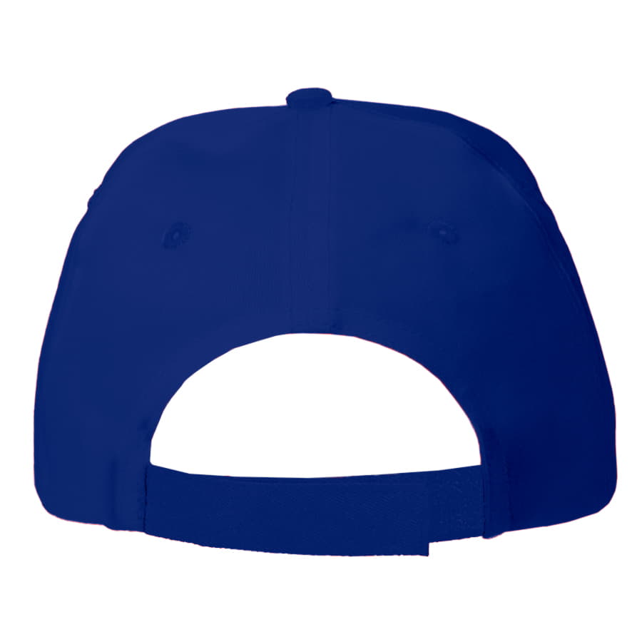 Бейсболка Fortuna, 5 клиньев,  застежка на липучке, ярко-синий-2