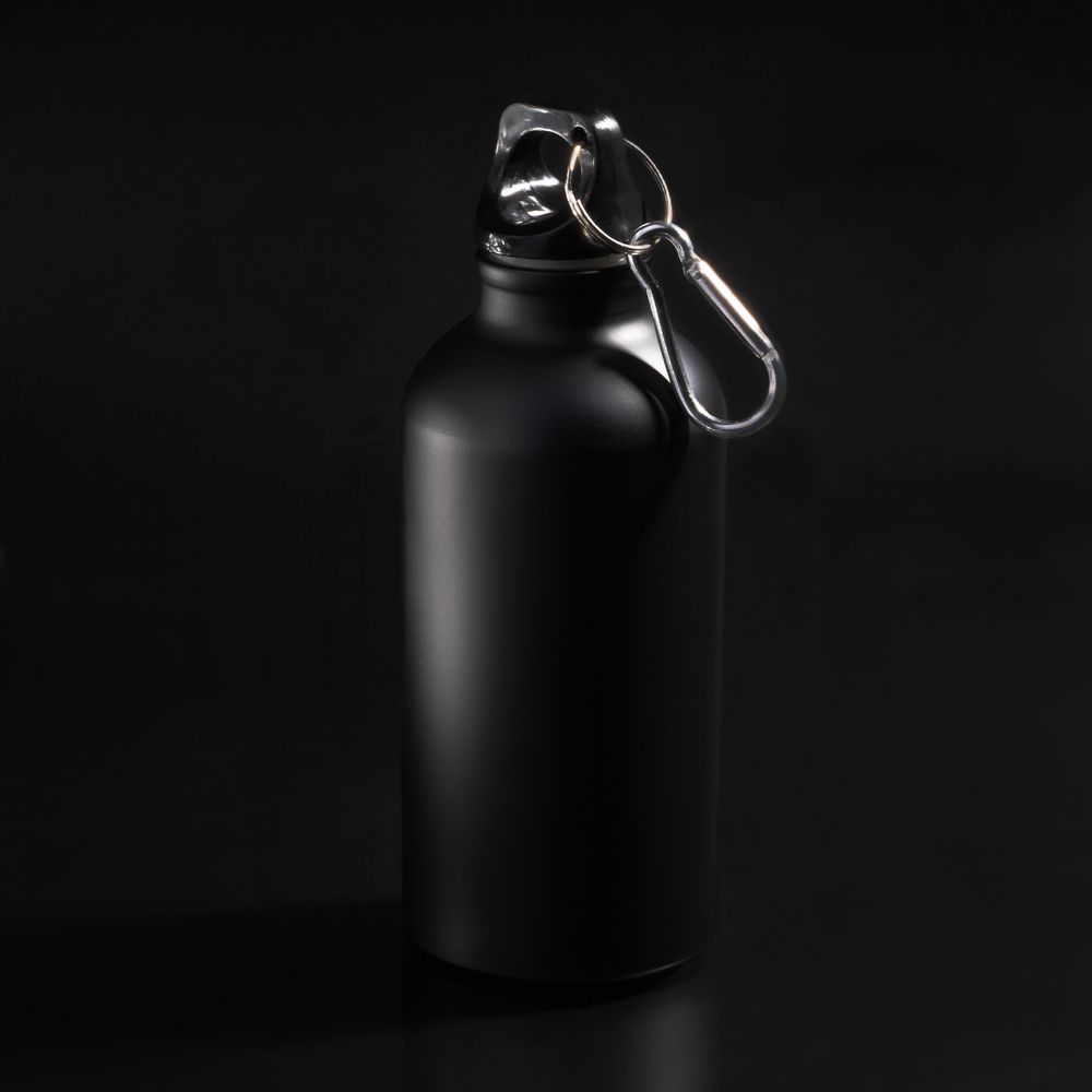Бутылка для воды Funrun 400, черная-3