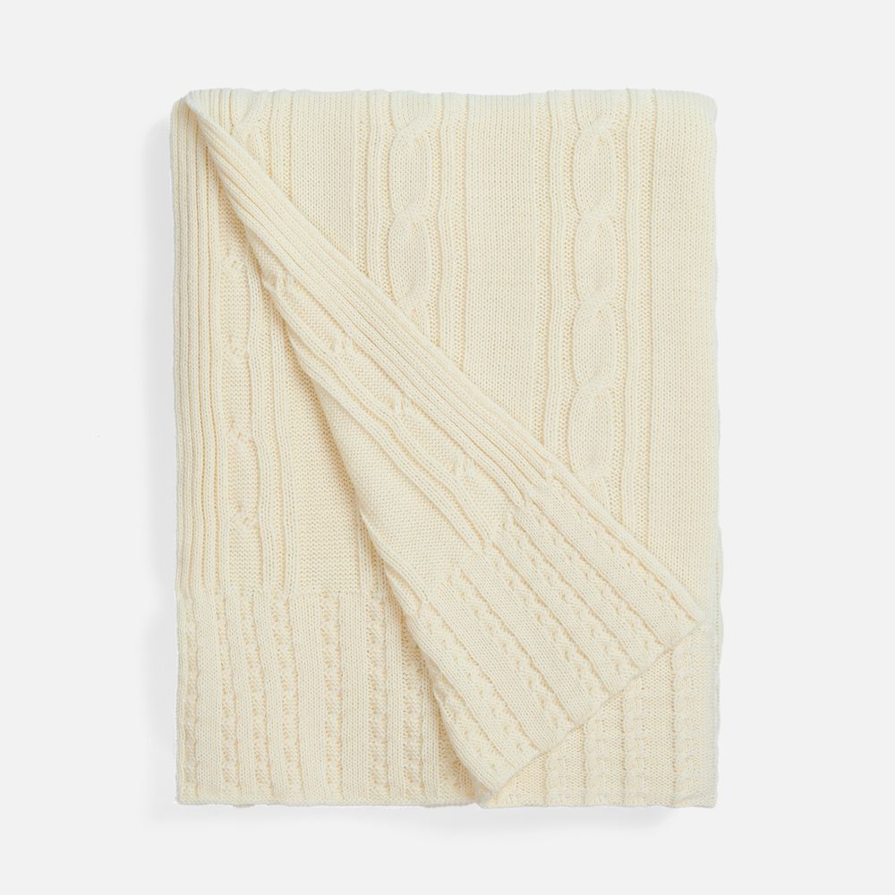 Плед Remitti, белый (молочный)-1