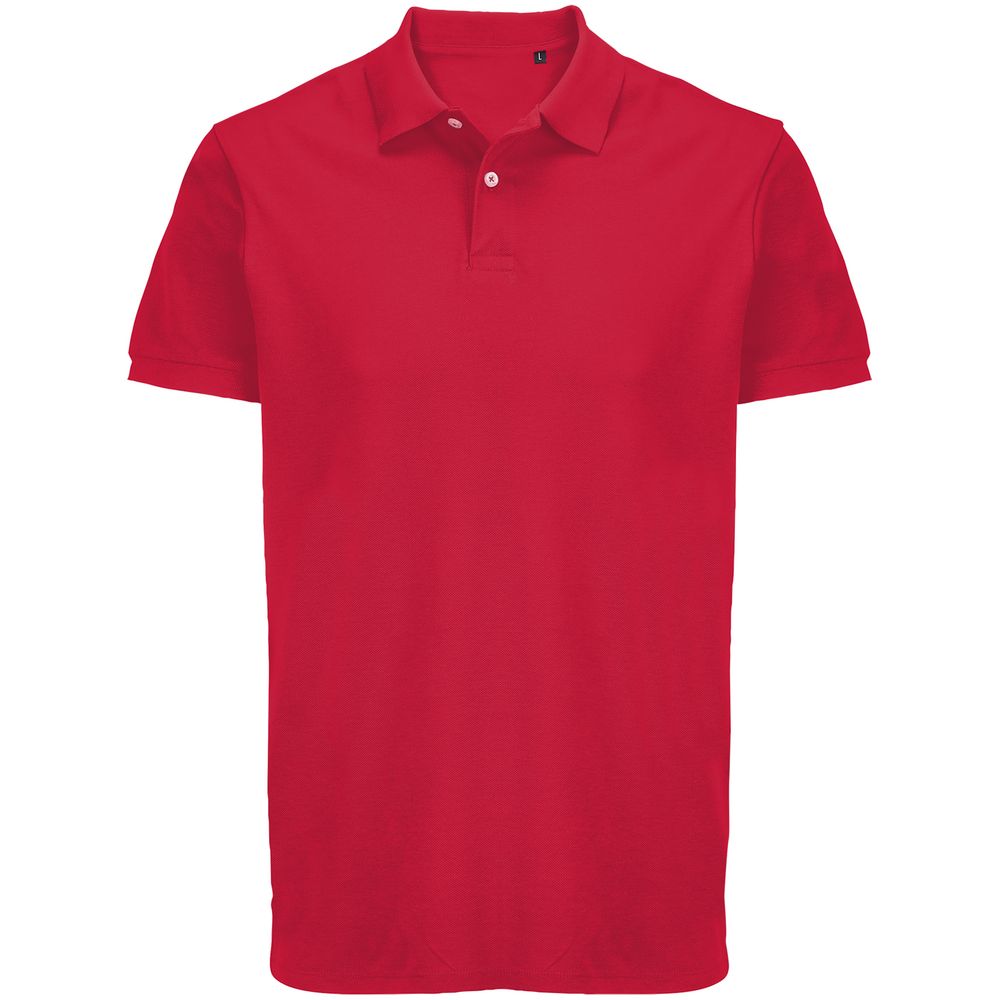 Рубашка поло унисекс Pacific, красная-0