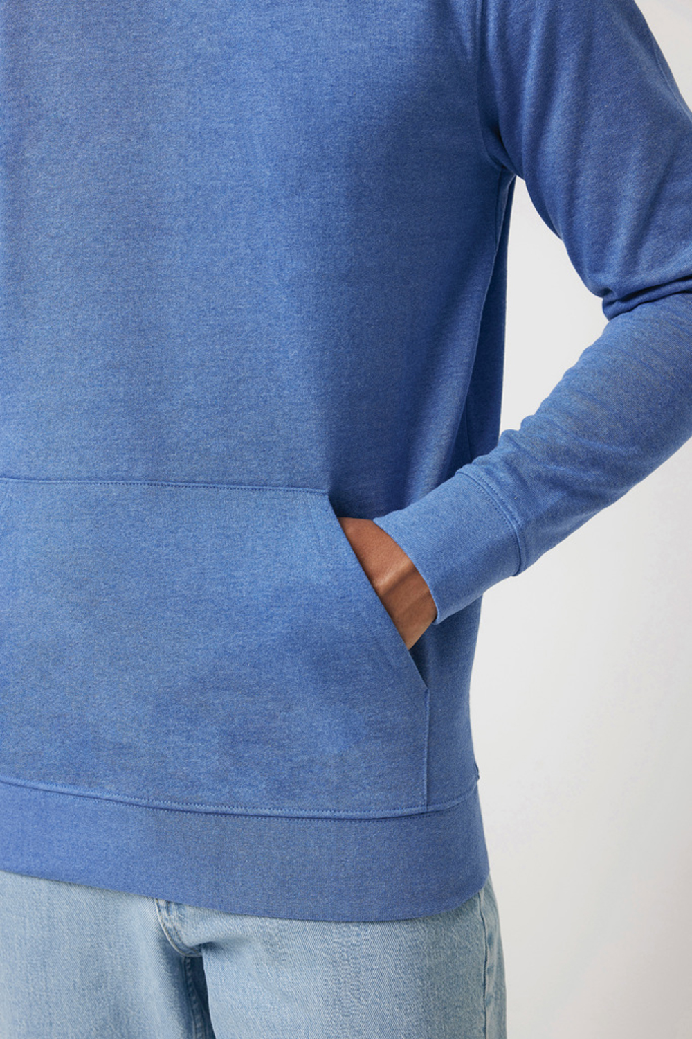 Худи Iqoniq Torres из переработанного неокрашенного хлопка, унисекс, 340 г/м²-5