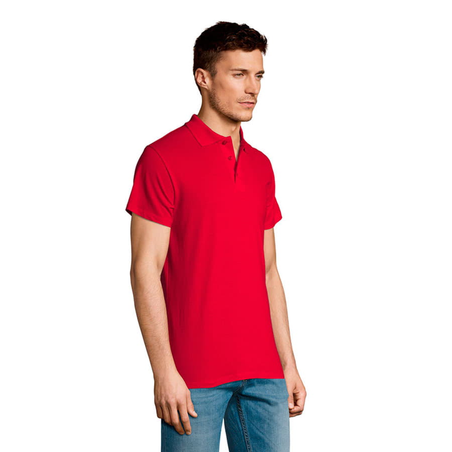 Рубашка поло мужская SUMMER II 170 , красный-5