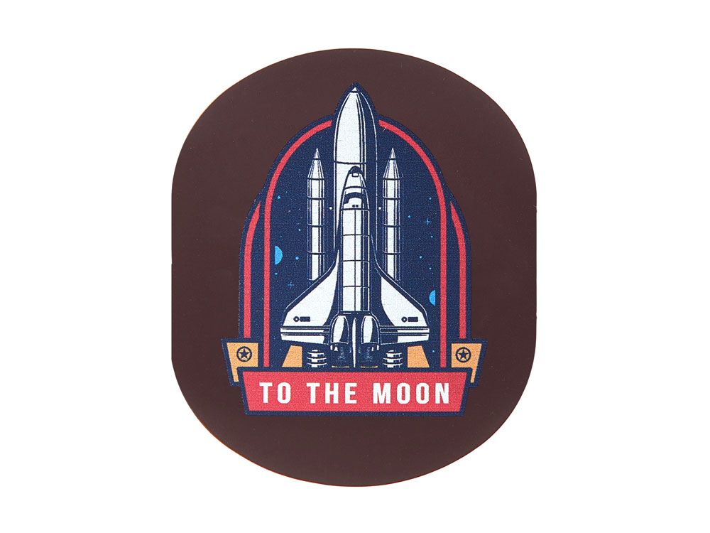 ПАТЧ ОВАЛ soft-touch (коричневый ) 6,0 х 5,0 см-3