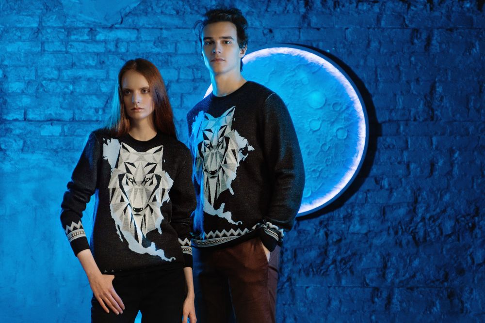 Джемпер Totem Wolf, черный-4