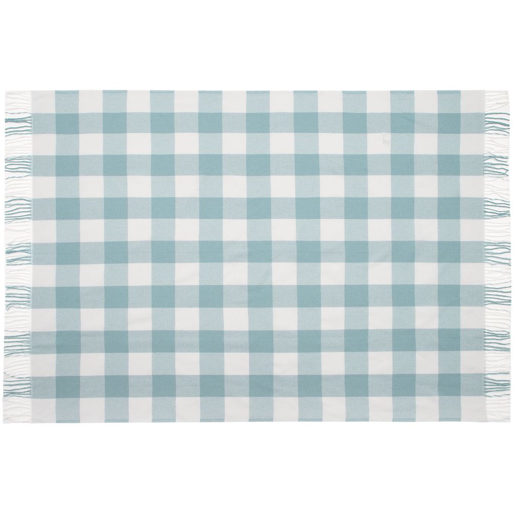 Плед London, бирюзовый-4