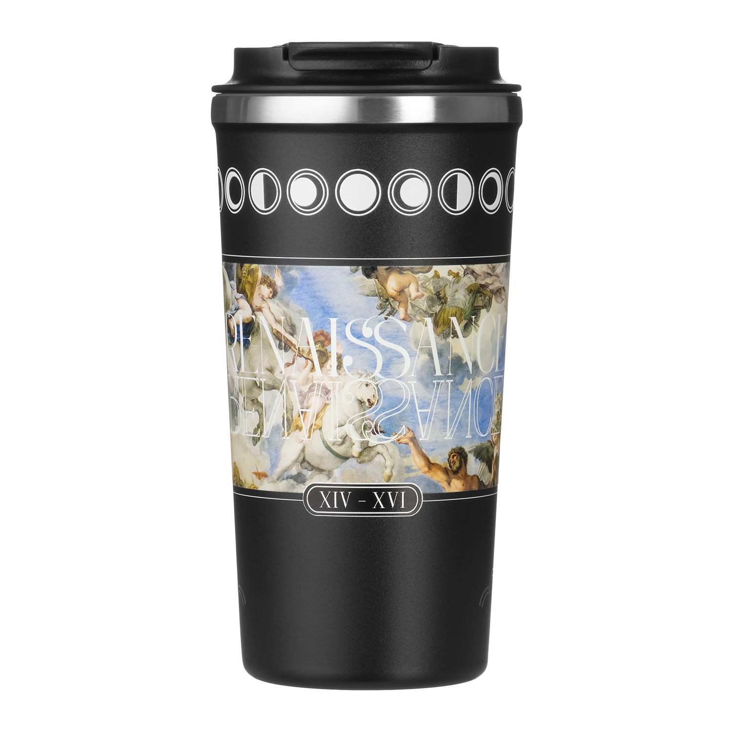 Термокружка вакуумная Палермо (Palermo), черная-9