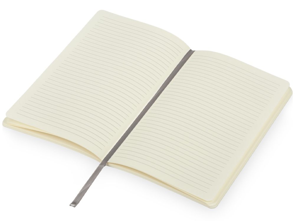 Блокнот Softy 2.0, гибкая обложка A5, 80 листов, серый-1