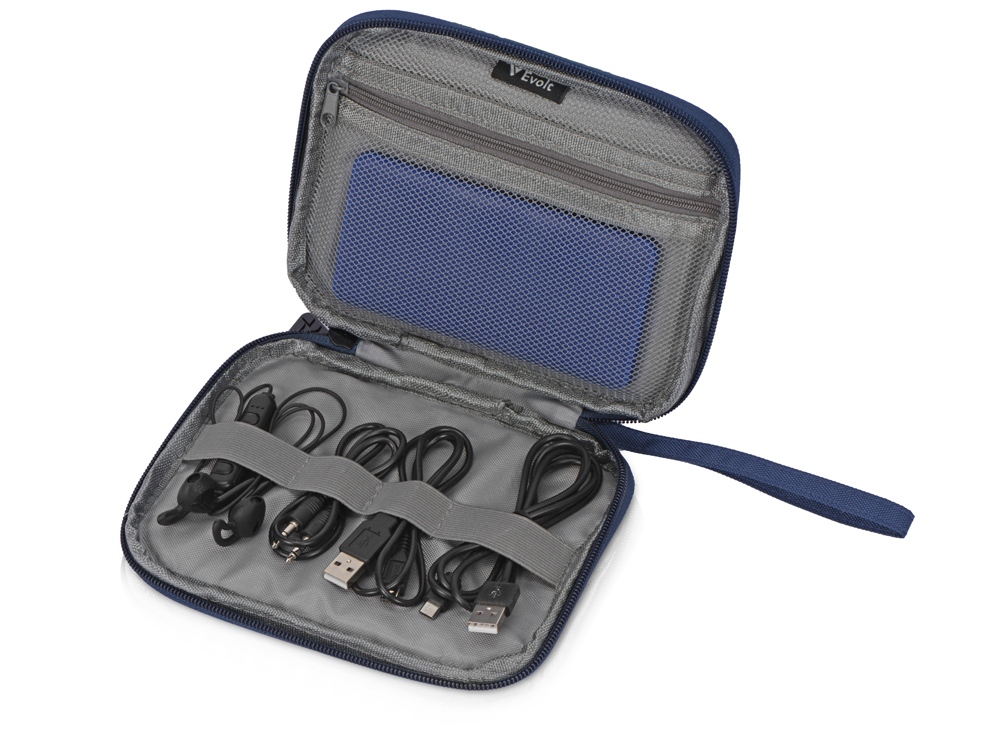 Органайзер для проводов и электроники Keep Organized M, темно-синий-1