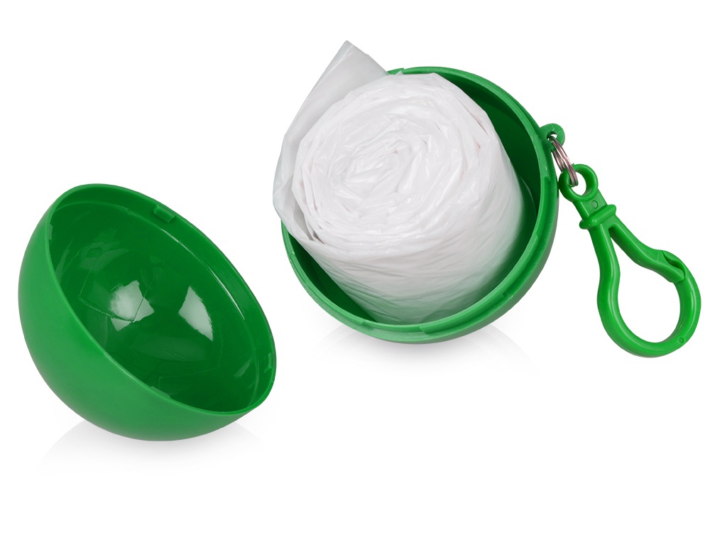 Дождевик в футляре с карабином, единый размер-1