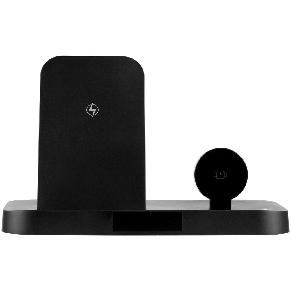 Зарядная станция с часами Clock Nest, черная-2