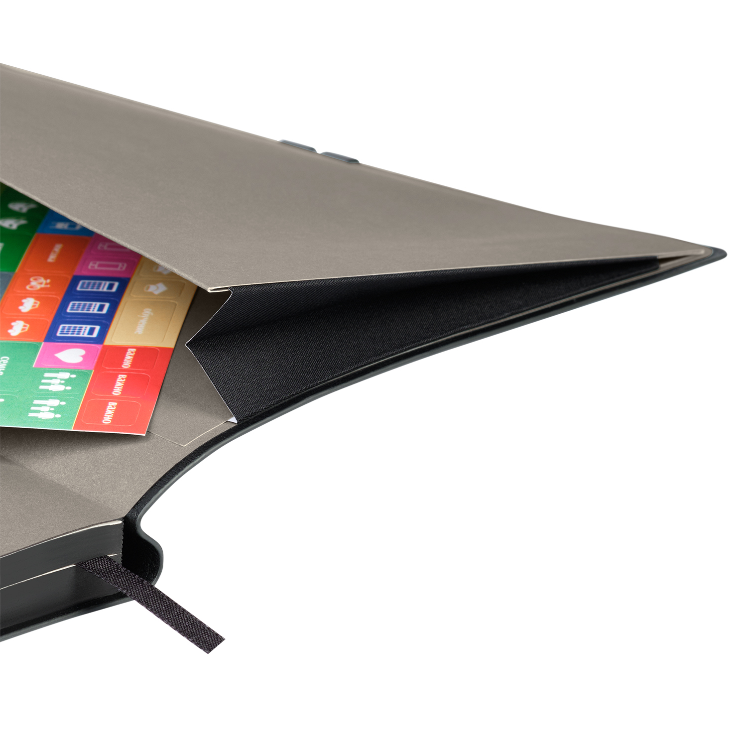 Ежедневник Ин Велюр (In Velour) недатированный, черный-10