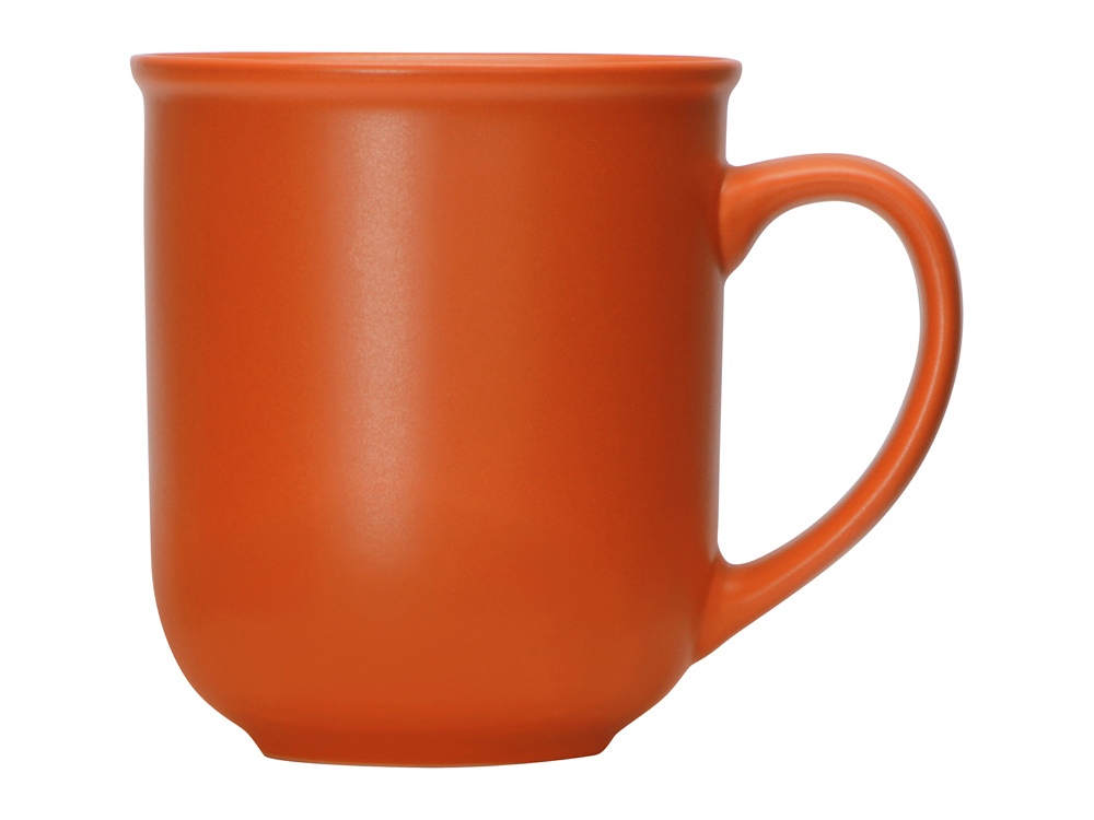 Матовая кружка Susan 380мл в цвете с двух сторон, оранжевый-1
