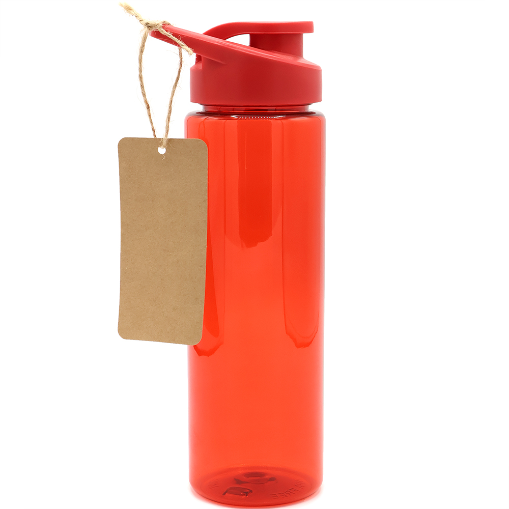 Пластиковая бутылка Ronny To Go с биркой, Красный-0