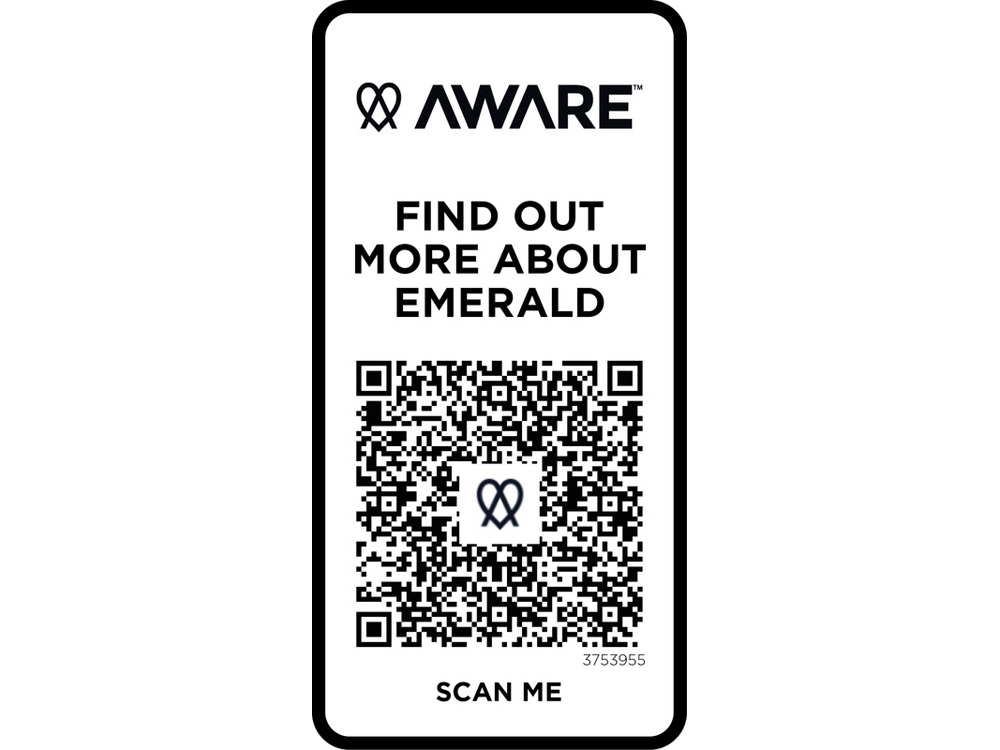 Emerald поло унисекс с коротким рукавом из переработанных материалов Aware™. - Нейви-4