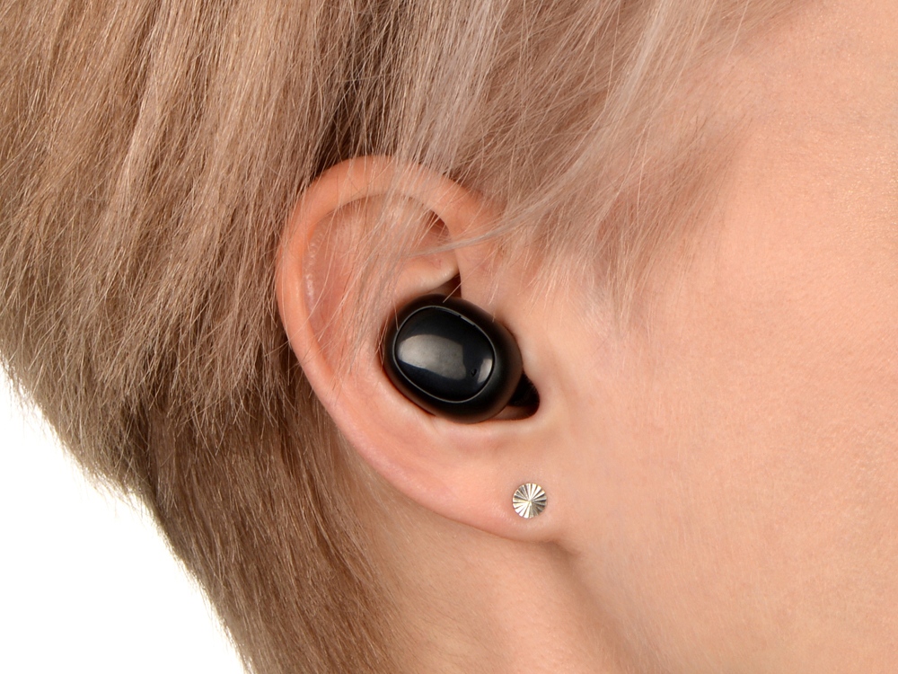 Беспроводные наушники TWS в кейсе Volts. Evolt, черный, пластик-13