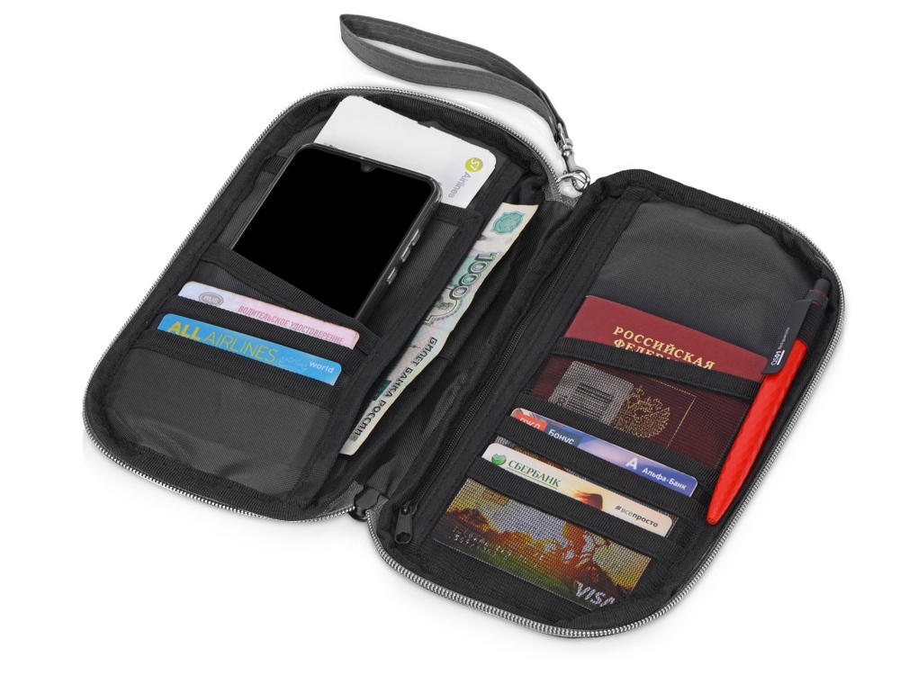 Органайзер для документов Keep Safe, серый-3