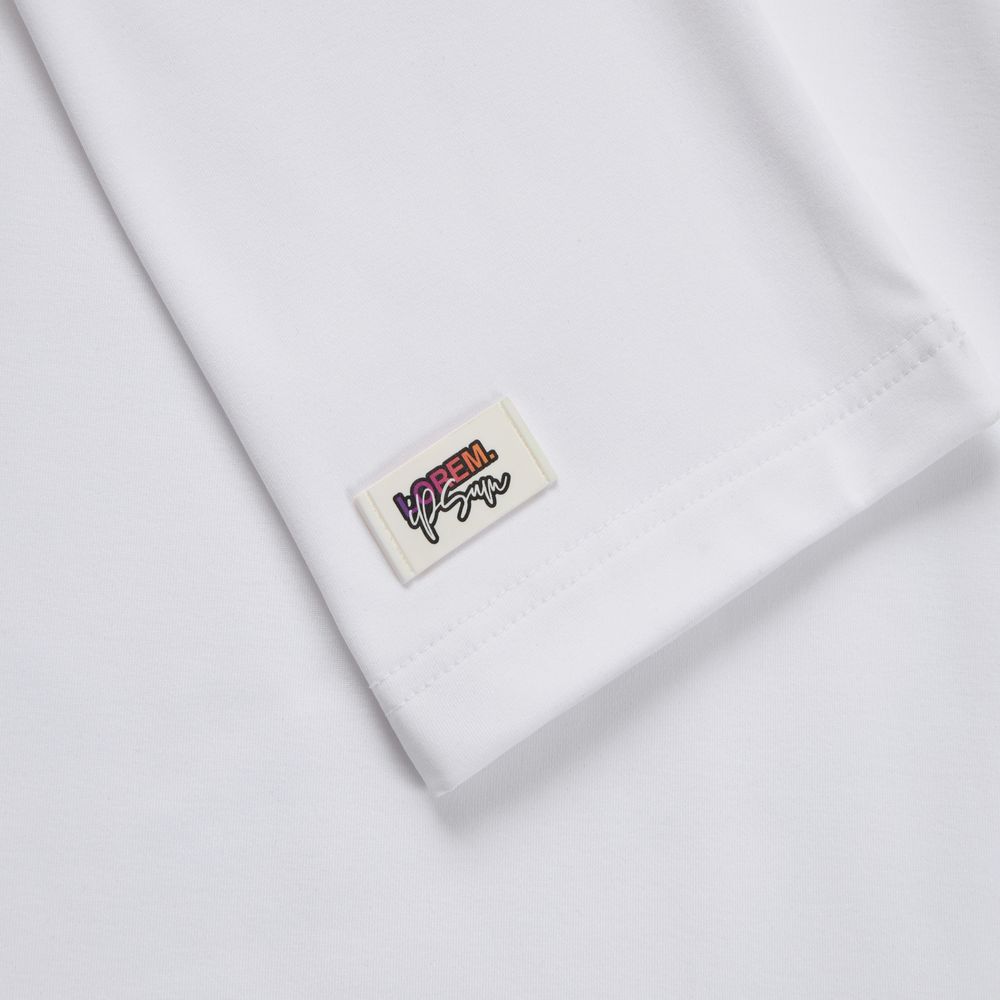 Лейбл из ПВХ Dzeta, XS, белый-4