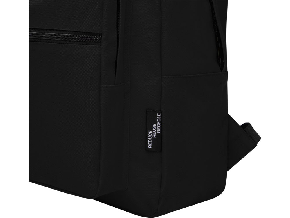 Рюкзак из вторичного ПЭТ Retrend, черный-4
