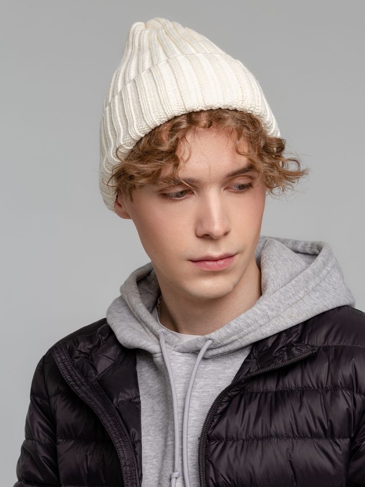 Шапка Norfold, белая (молочная)-2