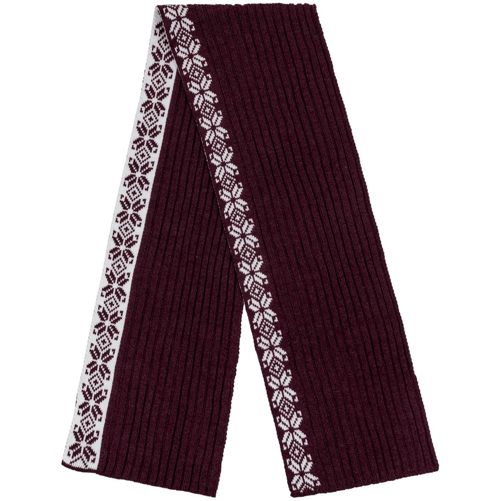 Шарф Eira, бордовый-4