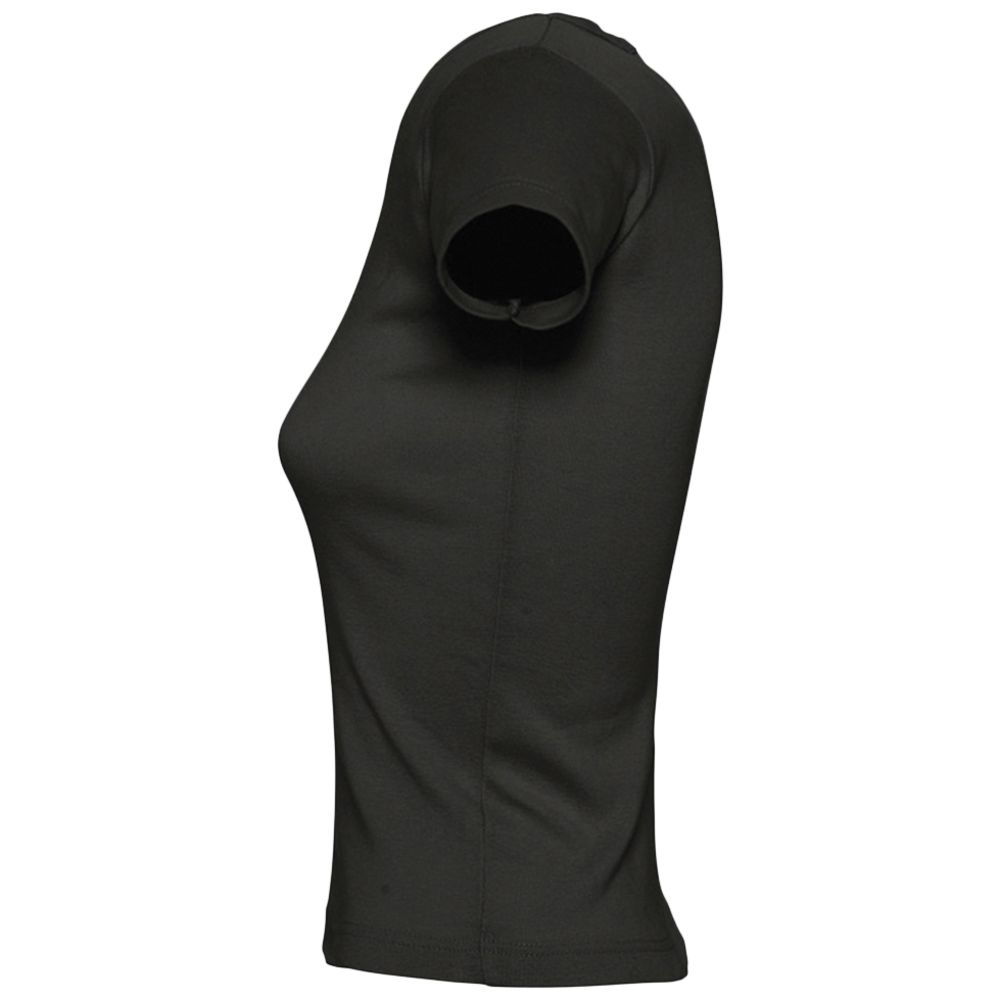 Футболка женская с круглым вырезом Lady 220 черная-3