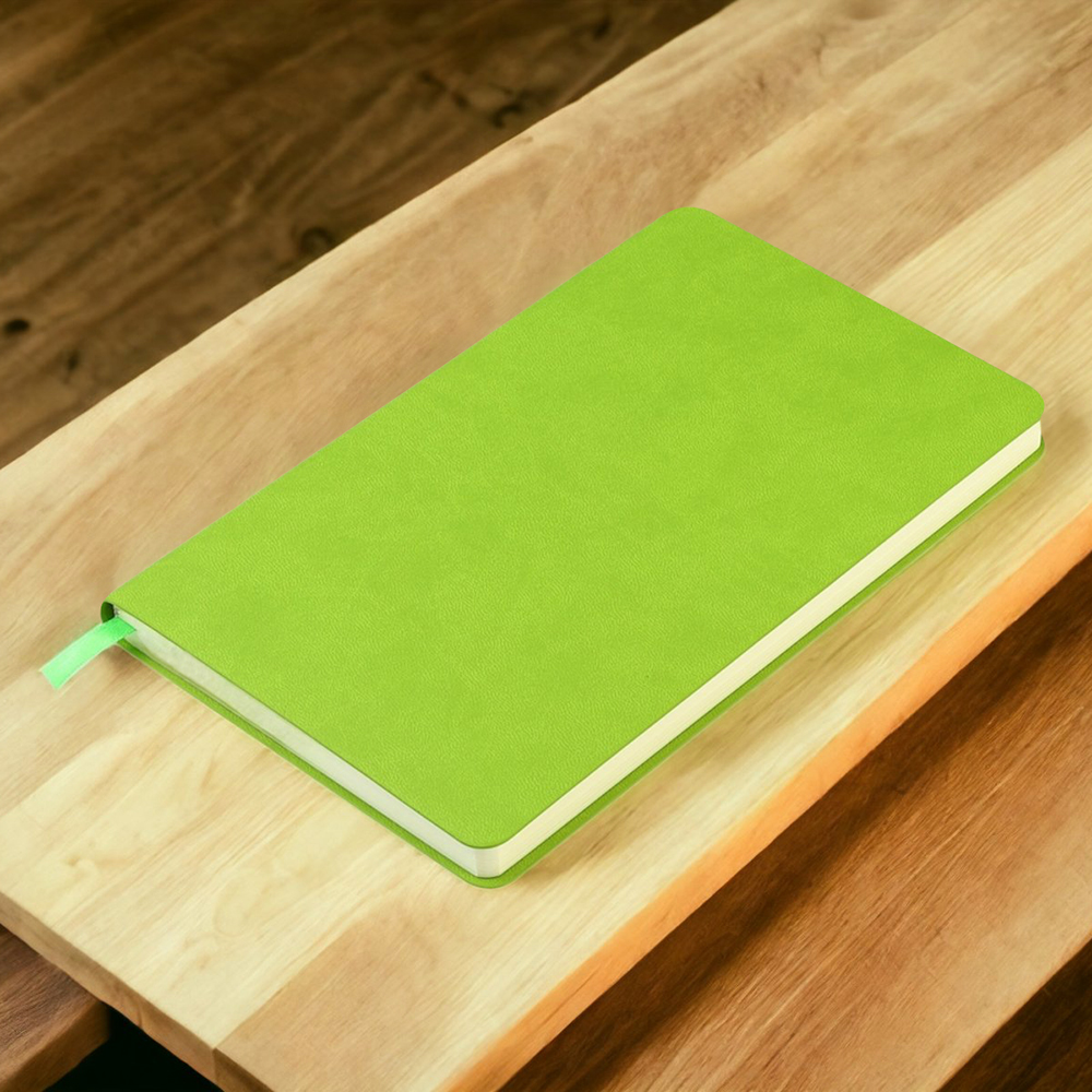 Блокнот A5 Molto в мягком переплёте, Зелёный-2