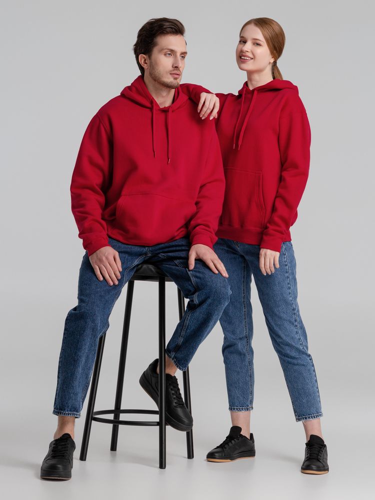 Толстовка с капюшоном Slam 320, бирюзовая-5