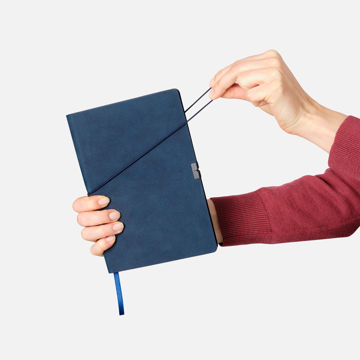 Ежедневник Ин Велюр (In Velour) недатированный, синий-12