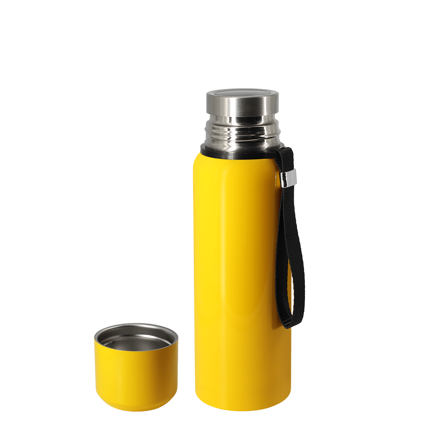 Термос S-travel New с датчиком температуры 600 мл. (желтый)-2