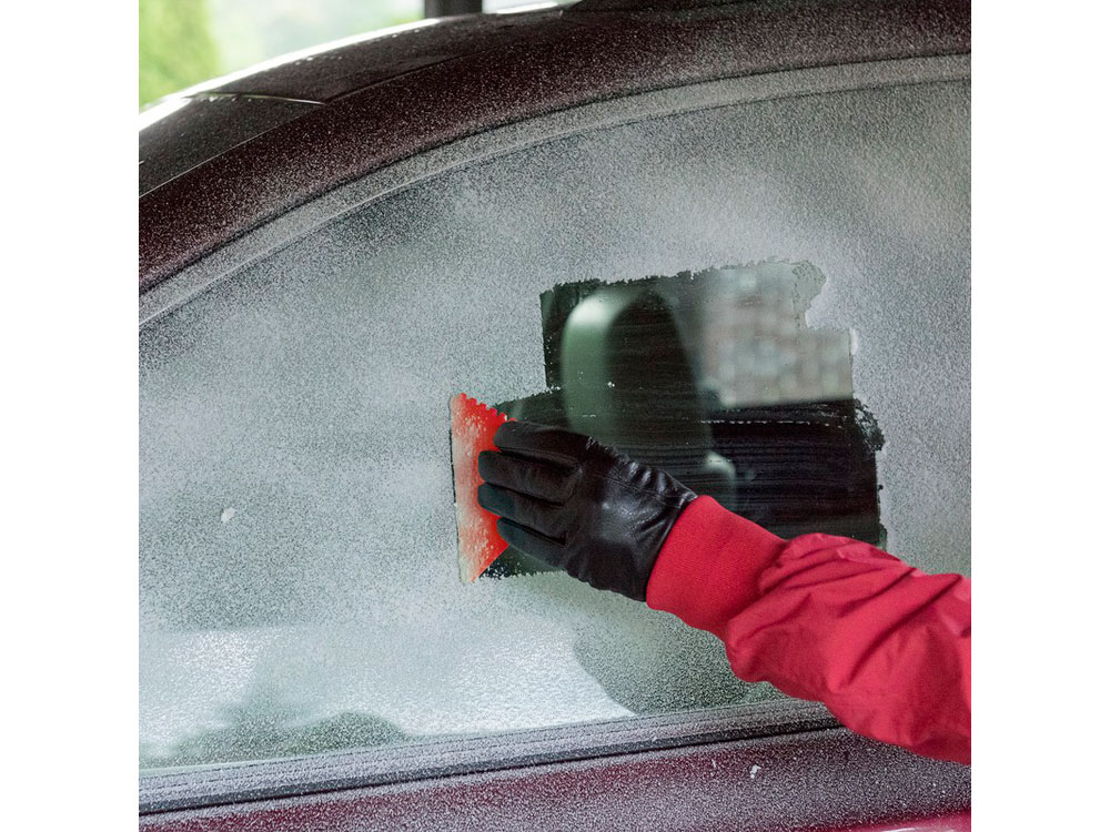 Треугольный скребок Frosty 2.0 , красный-2