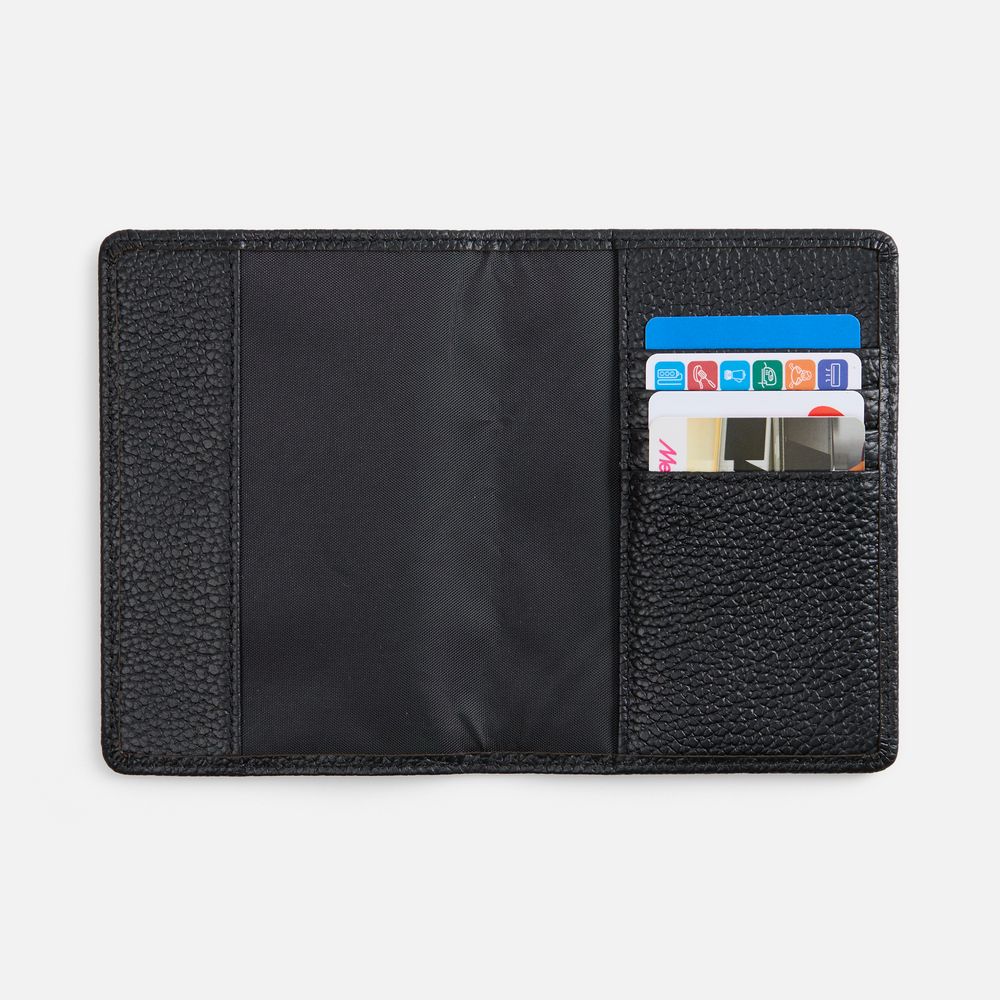 Обложка для паспорта Unison, черная-2